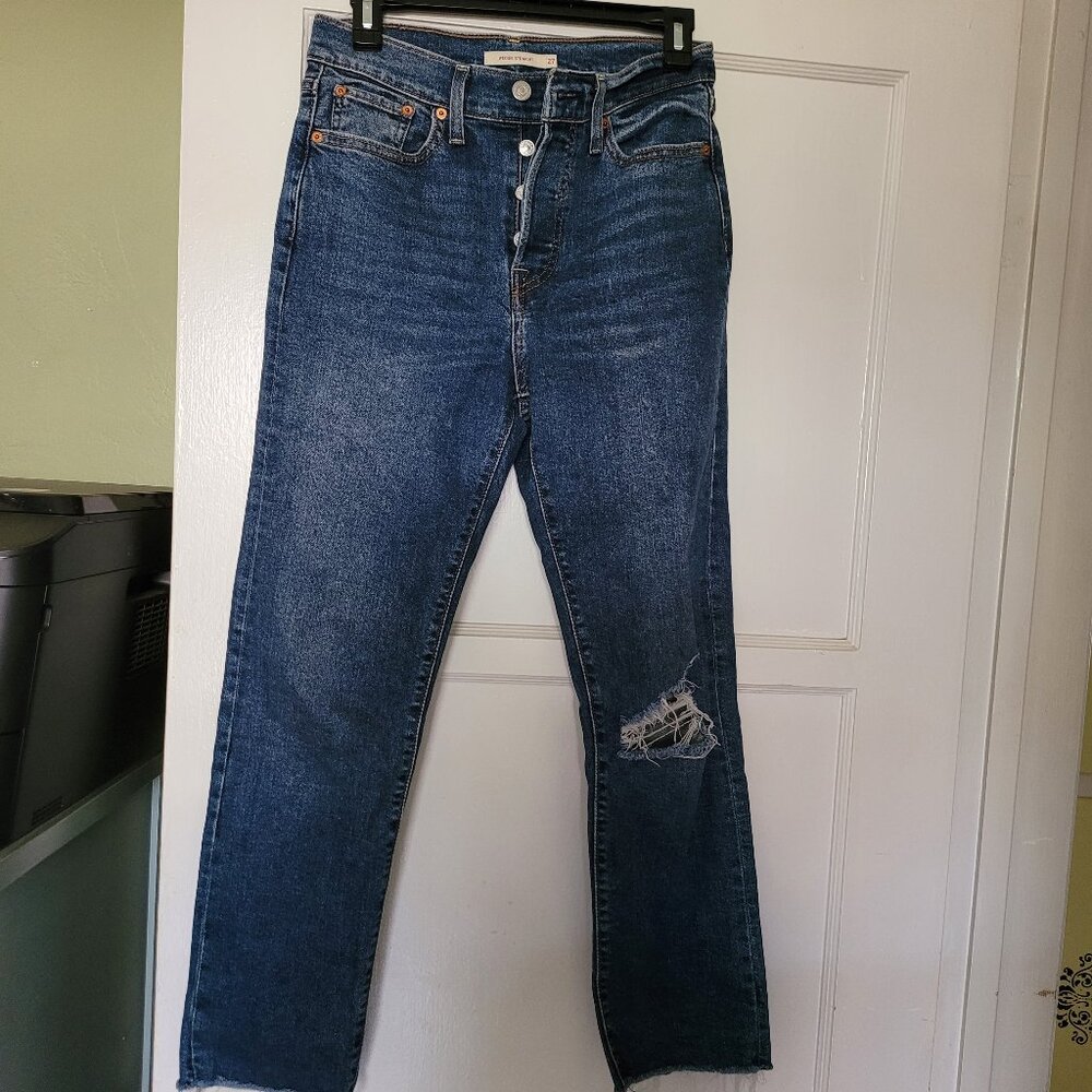 LEVI'S Wedgie Straight - Size 27